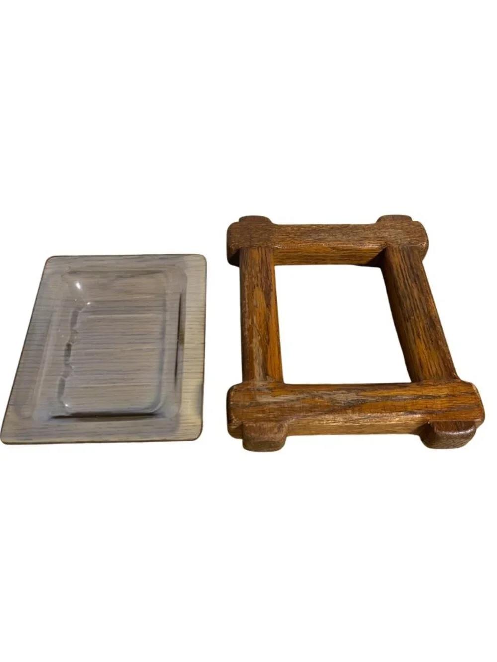 Vintage Mid-Century Modern Bathroom Vanity Soap Dish Rustic Farmhouse Cabincore